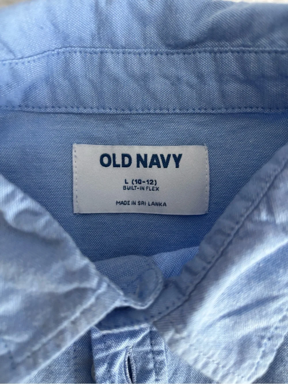 Old Navy Light Blue Boy’s Button-Down Shirt